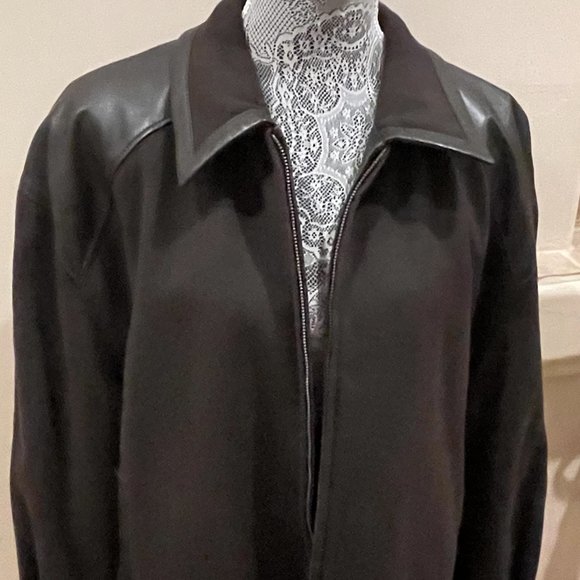 TORRAS leather and cashmere JKT . reservable. - Picture 2 of 16